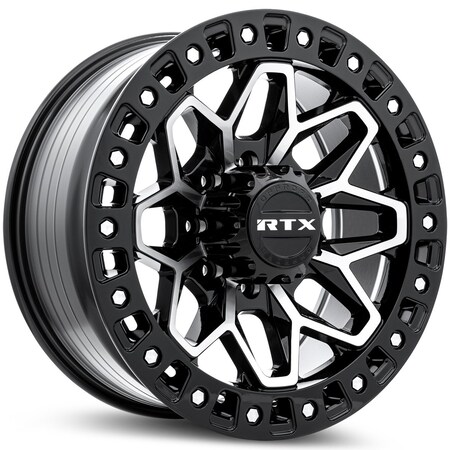 Rtx Zion 20x9 8x180 ET20 CB125 Gloss Black Machined 083206